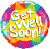 folieballon Get Well Soon 45 cm