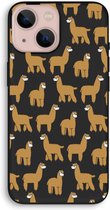 Case Company® - iPhone 13 mini hoesje - Alpacas - Biologisch Afbreekbaar Telefoonhoesje - Bescherming alle Kanten en Schermrand