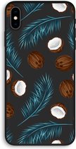 Case Company® - iPhone XS Max hoesje - Kokosnoot - Biologisch Afbreekbaar Telefoonhoesje - Bescherming alle Kanten en Schermrand