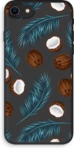 Case Company® - iPhone SE 2020 hoesje - Kokosnoot - Biologisch Afbreekbaar Telefoonhoesje - Bescherming alle Kanten en Schermrand