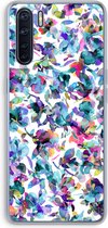 Case Company® - Oppo A91 hoesje - Hibiscus Flowers - Soft Cover Telefoonhoesje - Bescherming aan alle Kanten en Schermrand