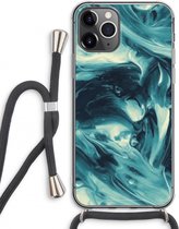 Case Company® - iPhone 11 Pro Max hoesje met Koord - Dreaming About Whales - Telefoonhoesje met Zwart Koord - Extra Bescherming aan alle Kanten en Over de Schermrand