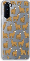 Case Company® - OnePlus Nord hoesje - Alpacas - Soft Cover Telefoonhoesje - Bescherming aan alle Kanten en Schermrand