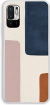 Case Company® - Xiaomi Redmi Note 10 5G hoesje - Geo #5 - Soft Cover Telefoonhoesje - Bescherming aan alle Kanten en Schermrand