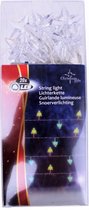 kerstverlichting sterren 30 cm 20-delig wit