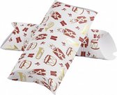 cadeaudoosje notenkraker 18 x 15 x 6 cm 3 stuks wit