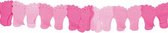 slinger Roze Voetjes 6 meter papier roze
