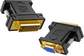 UGREEN DVI (Male) Naar VGA (Female) Adapter - Verloop Kabel Converter - PC Of Mac Naar Monitor Switch Extender - VGA & HDMI & DVI Monitor Kabel (zwart)  022546