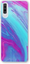 Case Company® - Samsung Galaxy A70 hoesje - Zweverige regenboog - Soft Cover Telefoonhoesje - Bescherming aan alle Kanten en Schermrand