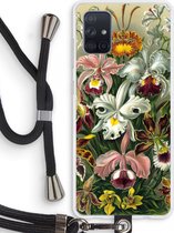 Case Company® - Samsung Galaxy A71 hoesje met Koord - Haeckel Orchidae - Telefoonhoesje met Zwart Koord - Bescherming aan alle Kanten en Over de Schermrand