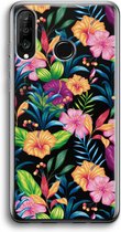 Case Company® - Huawei P30 Lite hoesje - Tropisch 2 - Soft Cover Telefoonhoesje - Bescherming aan alle Kanten en Schermrand