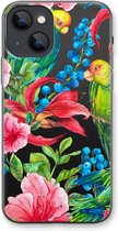 Case Company® - iPhone 13 mini hoesje - Papegaaien - Soft Cover Telefoonhoesje - Bescherming aan alle Kanten en Schermrand