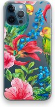 Case Company® - iPhone 12 Pro hoesje - Papegaaien - Soft Cover Telefoonhoesje - Bescherming aan alle Kanten en Schermrand