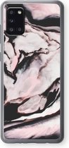 Case Company® - Samsung Galaxy A31 hoesje - Roze stroom - Soft Cover Telefoonhoesje - Bescherming aan alle Kanten en Schermrand