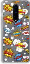 Case Company® - OnePlus 8 hoesje - Pow Smack - Soft Cover Telefoonhoesje - Bescherming aan alle Kanten en Schermrand