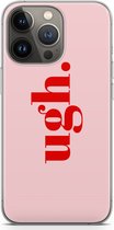 Case Company® - iPhone 13 Pro hoesje - Ugh - Soft Cover Telefoonhoesje - Bescherming aan alle Kanten en Schermrand