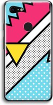 Case Company® - Google Pixel 3 hoesje - Pop Art #3 - Soft Cover Telefoonhoesje - Bescherming aan alle Kanten en Schermrand