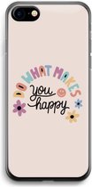 Case Company® - iPhone 7 hoesje - Happy days - Soft Cover Telefoonhoesje - Bescherming aan alle Kanten en Schermrand