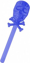 skeletstaf Glow In The Dark junior 20 cm blauw