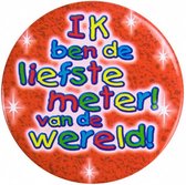 button klein - de liefste meter 5,5 cm oranje