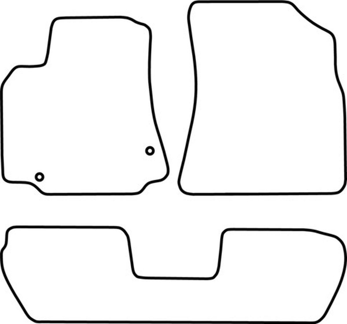 Automatten | Mattenset Citroen Berlingo - Multispace modellen - 2008 - 2018