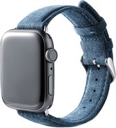 Alcantara Apple Watch Band Met Gesp - Ocean Blue - 38/40/41mm