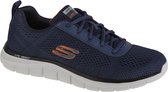 Skechers Track-Moulton 232081-NVOR, Mannen, Marineblauw, Sneakers,Sportschoenen, maat: 42,5