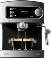 Kitchenne+ Koffiemachine - Power Espresso 20 - 1,5 L 850W - Zwart - Roestvrij staal - Koffiemachine met melkopschuimer -
