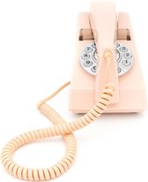 GPO 1960PUSHPIN - Garniture de téléphone rétro années 60, boutons poussoirs, rose