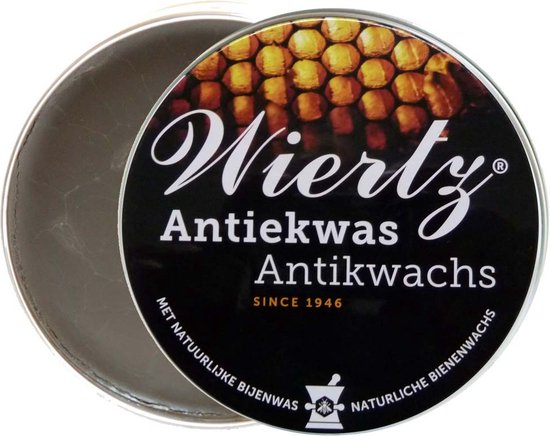 Wiertz Antiekwas Lichtbruin - 250gr. - boenwas van zuivere bijenwas, meubelonderhoudsmiddel - Wiertz