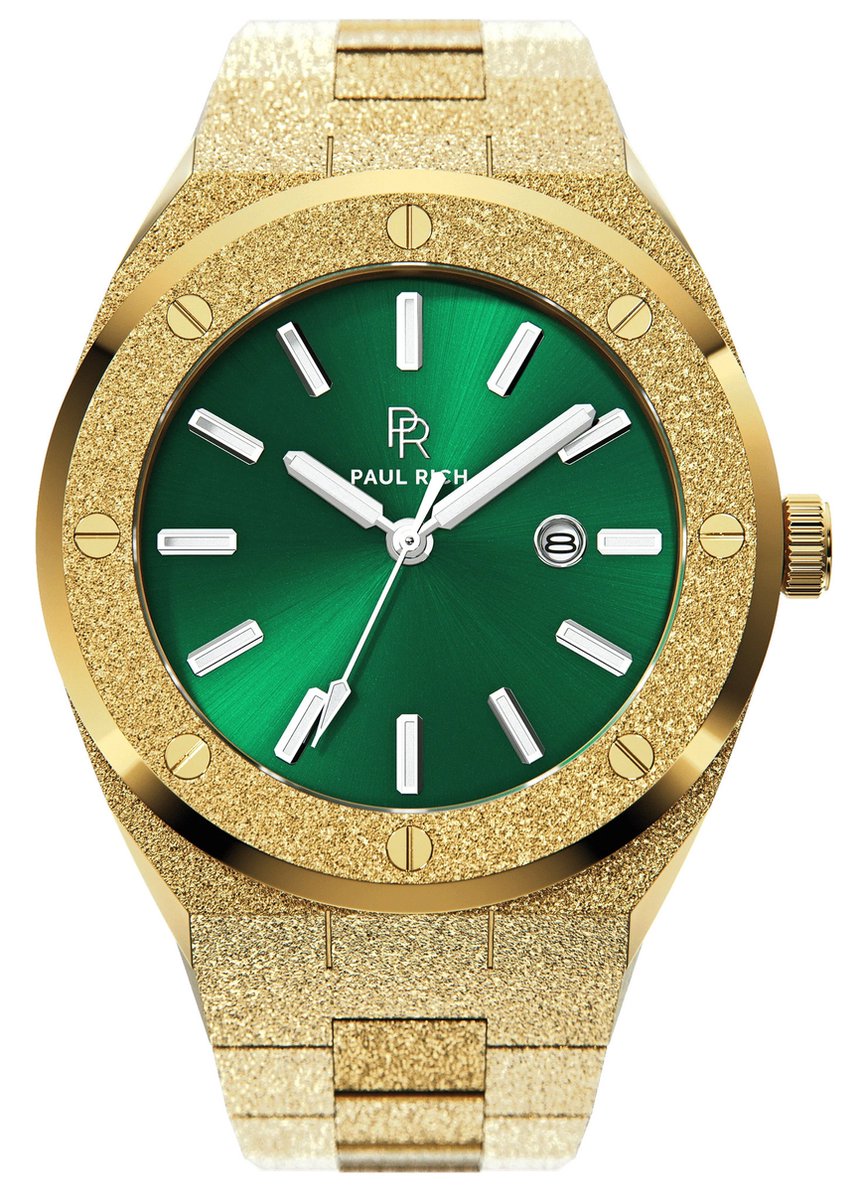 Paul Rich Frosted Signature FSIG04 King's Jade horloge