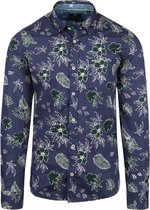 New Zealand Auckland - Overhemd Onyx Donkerblauw - 3XL - Heren - Comfort-fit