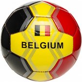 voetbal Belgi√É¬´ 15 cm zwart/geel/rood