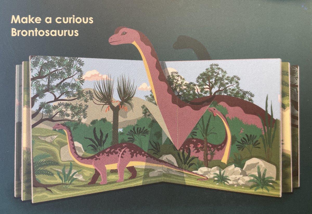 Make a popup Dinosaur Book
