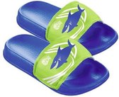 badslippers jongens EVA blauw maat 31-32