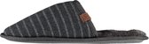 pantoffels heren textiel/elastomeer grijs maat 41-42