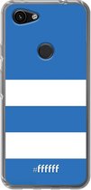 6F hoesje - geschikt voor Google Pixel 3a -  Transparant TPU Case - PEC Zwolle #ffffff