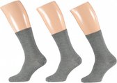 sokken Basic bamboe grijs 3-pack maat 39-42