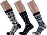 sokken Fashion Bamboo dames bamboe 3-pack maat 35/38