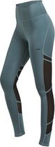 sportlegging Mesh Tape dames groen maat S