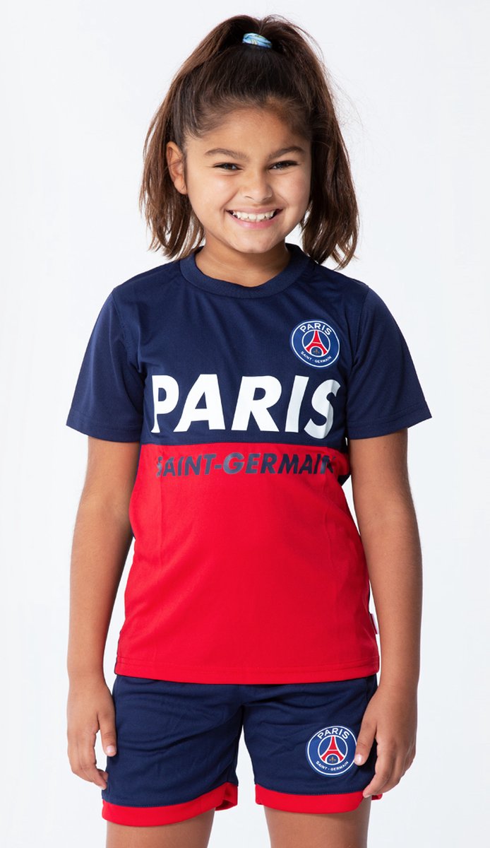 PSG thuis tenue 21/22 - Paris Saint-Germain voetbalkleding - officieel psg fanproduct - kids voetbalshirt - maat 116