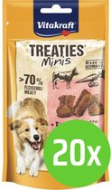 Vitakraft Treaties Minis Rund & Wortel - hondensnack - 48 gram - 20 Verpakkingen