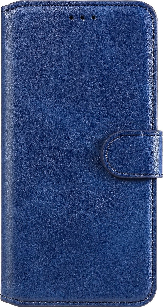 Mobigear Telefoonhoesje geschikt voor Google Pixel 6 Hoesje | Mobigear Wallet Bookcase Portemonnee | Pasjeshouder voor 2 Pasjes | Telefoonhoesje voor Pinpas / OV Kaart / Rijbewijs - Blauw