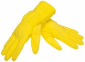 handschoenen fleece geel maat M/L