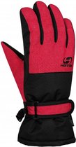 handschoenen Mojo junior polyester rood/zwart maat 14