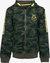 TwoDay jongens vest met camouflageprint - Groen - Maat 146/152
