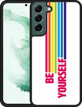 Galaxy S22+ Hardcase hoesje Be Yourself - Designed by Cazy