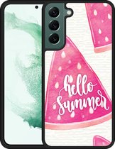 Galaxy S22+ Hardcase hoesje Summer Melon - Designed by Cazy