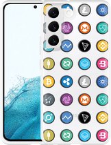 Galaxy S22 Hoesje Cryptocurrency - Designed by Cazy