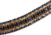 Qhp Frontriem Havana Black/Navy - Full | Zwart | Frontriemen paard